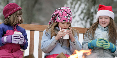 Kids with Hot Chocolate 500x250 - Berkshires Visitors Bureau - Photo Credit Ogden Gigli