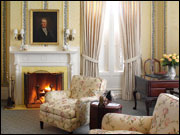 Corner Room Fireplace - Blantyre Hotel Restaurant & Spa - Lenox, MA