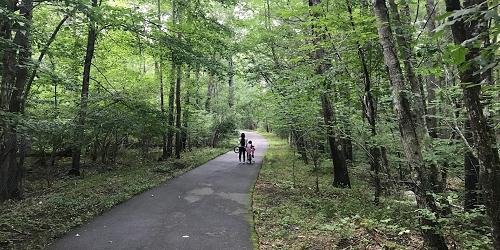 Bike Trail at Wompatuck State Park - Hingham, MA - Photo Credit Sairam M.