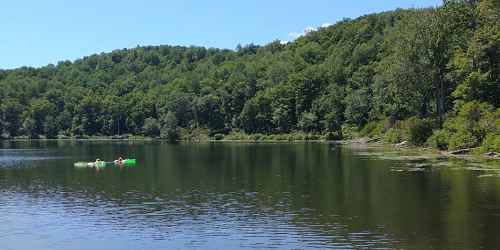 Lake Paddling - Savoy Mountain State Forest - Florida, MA - Photo Credit Shawn Fortini