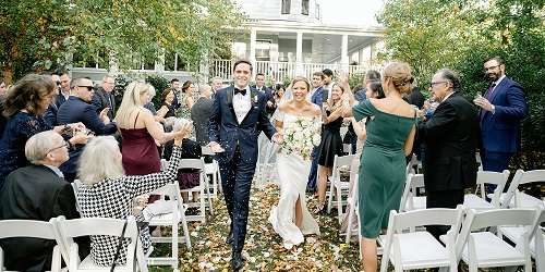 Outdoor Wedding Ceremony - Inn at Hastings Park - Lexington, MA