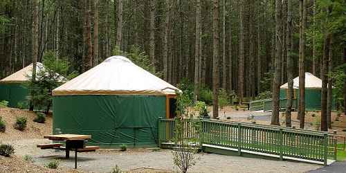 Campsite - Otter River State Forest - Baldwinville, MA - Photo Credit MA State Parks