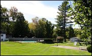 Outdoor Pool & Picnic Area - Monument Mountain Motel - Great Barrington, MA