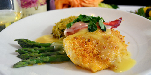 Lobster Crusted Cod New - Dan'l Webster Inn and Spa - Sandwich Village, MA