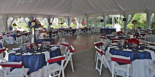 Publick House Historic Inn On the Common Wedding Tent Sturbridge MA