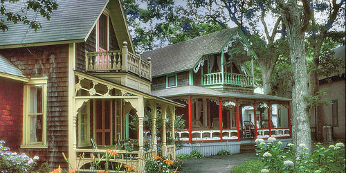 Gingerbread Cottages in Oak Bluffs - Martha's Vineyard, MA - Photo Credit MOTT