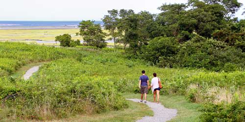 Walking in Cape Cod National Seashore - Photo Credit Paul Scharff