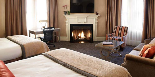 Executive Fireplace Room - Lenox Hotel - Boston, MA