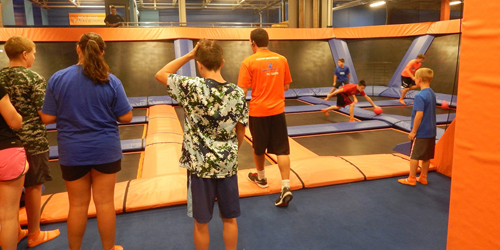 Sky Zone Trampoline Pit - Kingston Colection Outlets - Kingston, MA