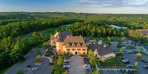 Resort & Golf Course Aerial View - Mirbeau Inn & Spa - Plymouth, MA