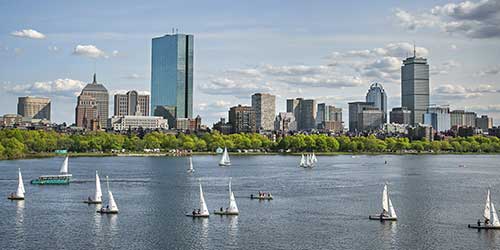 Sailboats on the Charles River - Greater Boston & Cambridge, MA