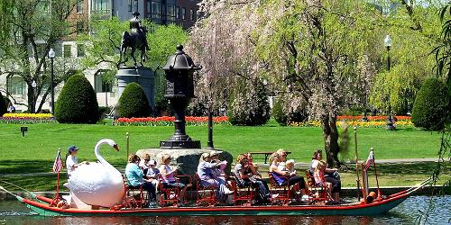 Swan Boat at Boston Public Garden - Boston, MA - Photo Credit Swanboats