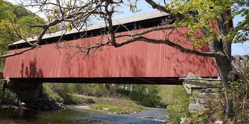 Arthur A. Smith Covered Bridge - Colrain, MA - Photo Credit Christopher Coates