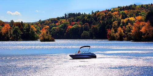 Fall on Lake Garfield - The Berkshires of Western Massachusetts - Photo Credit Ogden Gigli