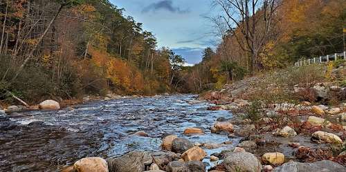 River in Mohawk Trail State Forest - Charlemont, MA