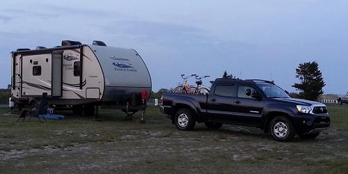 Camper in Tow - Scusset Beach State Reservation - Sagamore Beach, MA