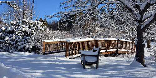 Acton Snowy Scene - Greater Merrimack Valley MA