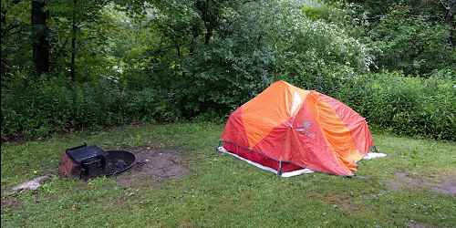 Campsite - Savoy Mountain State Forest - Florida, MA