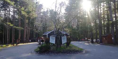 Campground Entrance - Harold Parker State Forest - Andover, MA - Photo Credit Guillermo Teseira