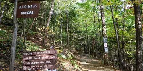 State Line Trail - Bash Bish Falls State Park - Mount Washington, MA