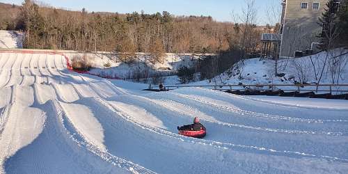 Snow Tubing at Bousquet Mountain - Pittsfield, MA