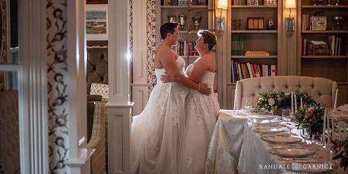 LGBT Wedding Couple - Inn at Hastings Park - Lexington, MA - Photo Credit Randall Garnick Photography