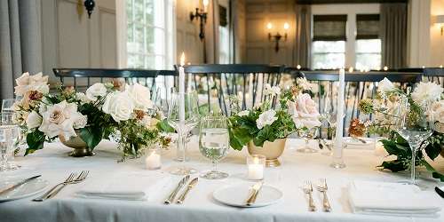 Wedding Reception Table - Inn at Hastings Park - Lexington, MA