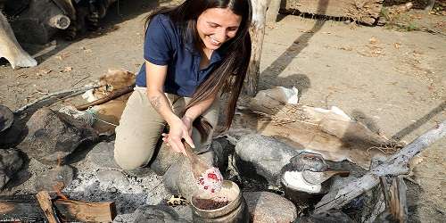 Museum Educator Cooking - Plimoth Patuxet Museums - Plymouth, MA