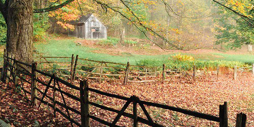 Mystique Fall Barn in the Southern Berkshires - Photo Credit Thomas Scholler Photography