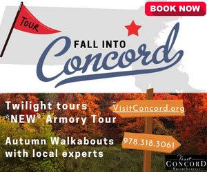 Fall into Concord, MA this Foliage Season - Click here for more information.