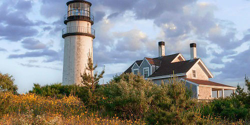 Truro Sea Breeze -  Lighthouse in Fall on Cape Cod, MA - Photo Credit Thomas Schoeller Photography