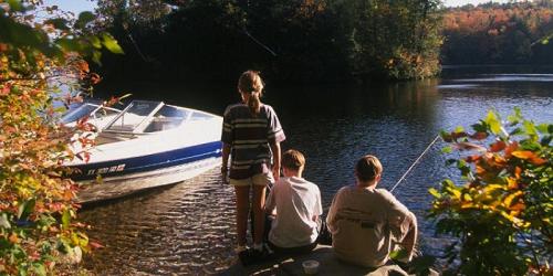 Fishing Kids - Tolland State Forest - East Otis, MA - Photo Credit MA State Parks