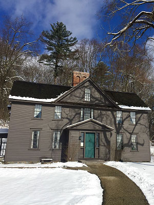 Louisa May Alcott's Orchard House in Winter