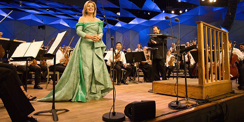 Renee Fleming at BSO Tanglewood - Lenox, MA - Photo Credit Hilary Scott