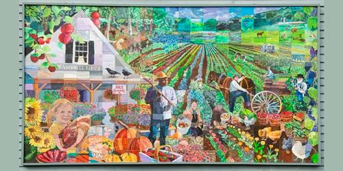 Farm Mural of West Concord, MA - Photo Credit Ed Feather Photography