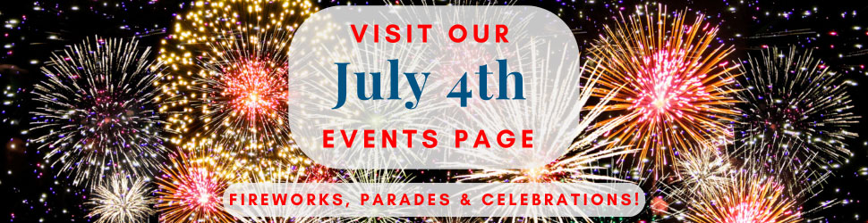 Click here to see VNE's Massachusetts July 4th 2025 Events Calendar! Fireworks shows, Parades and Celebrations!